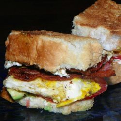 Bacon, Egg & Avocado Sandwich (Paula Deen) recipe