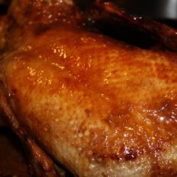 Roast Duck With a Honey Soy Basting Sauce recipe