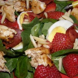 Incredible Chicken Strawberry Spinach Salad recipe