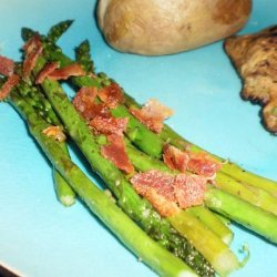 Marmie's Bacon, Garlic Asparagus recipe