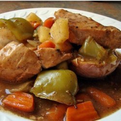 Chicken With Pepper and Pineapple - Crock Pot recipe