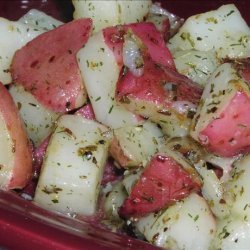 Lemon and Garlic Grilled Baby Potatoes recipe