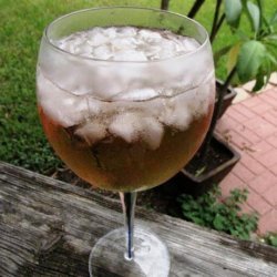 Homemade Cranberry Raspberry Wine Cooler recipe
