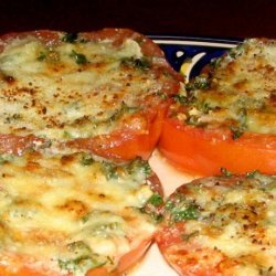 Mom's Broiled Parmesan Tomatoes recipe