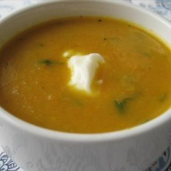 Baby Carrot Soup With Cilantro and Curry recipe