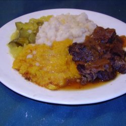 Easy Smothered Beef/Moose/Venison recipe