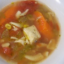Welcome Spring! With Some Chicken Soup from the Farm! recipe