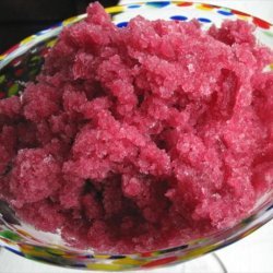 Pear and Cranberry Granita recipe