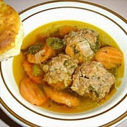 Meatball Soup II recipe