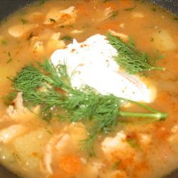 Polish Chicken Noodle Soup recipe