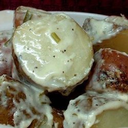 Baked Sour Cream -N- Chive Red Potatoes recipe