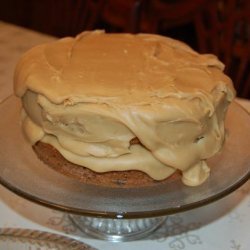 Quick and Deeelish Jam Cake With Caramel Frosting recipe