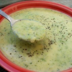 Cheesehead Cream of Broccoli Soup recipe