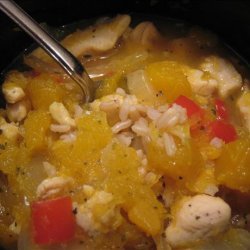 Spicy Chicken and Pumpkin Stew recipe