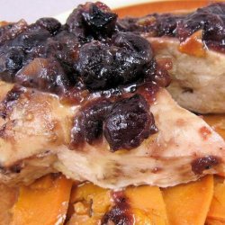 Cranberry Chicken With  Sweet Potatoes recipe