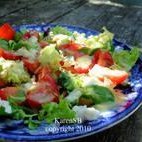 Mozzarella Salad With Green Herb Dressing recipe