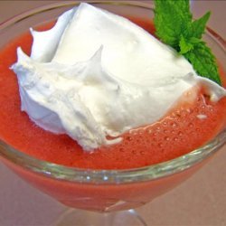 Champagne Infused Strawberry Soup recipe