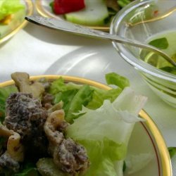 Garden Veggies and Beef Salad recipe