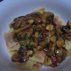 Cheese Tortellini With Nutty Herb Sauce recipe
