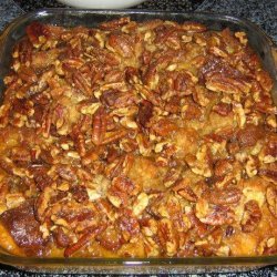 Maple-Pecan Praline Topped French Toast Bread Pudding recipe