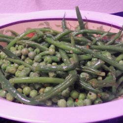 Peas and Beans With Lemon Dressing recipe