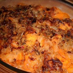 Baked Carrots With Caramelized Onions recipe