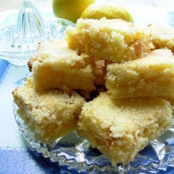 Lemon Squares With Candied Ginger recipe