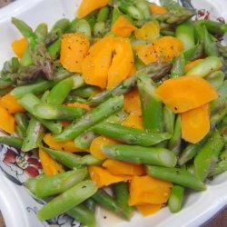 Lemon Asparagus and Carrots recipe