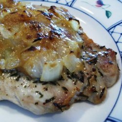 Roast Pork With Onion Stuffing recipe
