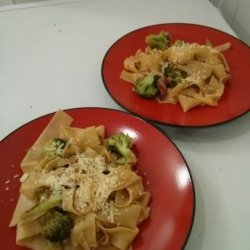 Pasta With Pancetta, Broccoli or Broccoli Rabe and Pine Nuts recipe