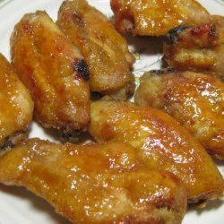 Sweet Gingered Chicken Wings recipe