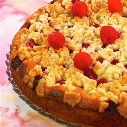 Raspberry-Sour Cream Crumb Cake recipe