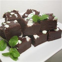 Dark Chocolate Peppermint Fudge recipe