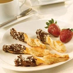 Chocolate-Dipped Spiced Twists recipe