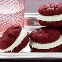 Red Velvet Sandwich Cookies recipe