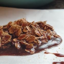 Chocolate - Peanut Butter No Bake Cookies recipe