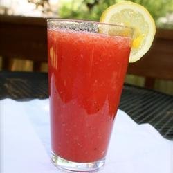 Watermelon and Strawberry Lemonade recipe