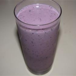 Blueberry, Banana, and Peanut Butter Smoothie recipe