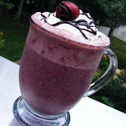 Chocolate-Cherry-Banana Breakfast Smoothie recipe