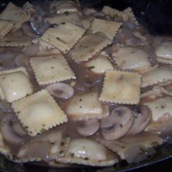 Ravioli in Mushroom Broth recipe