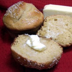 Sesame Raised Cornmeal Muffins recipe