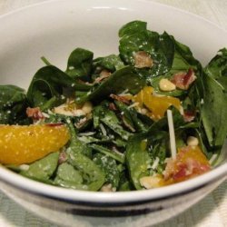Spring Sunshine Salad With Citrus Parmesan Dressing recipe