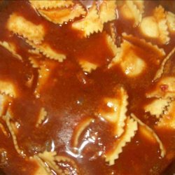 Beef and Ravioli Soup recipe