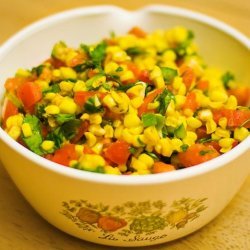 Roasted Corn and Garlic Salsa (Southwest) recipe