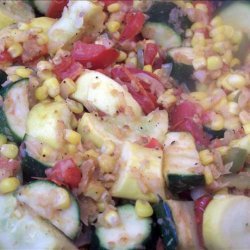 Zucchini,  Corn,  and Tomato  Combo recipe