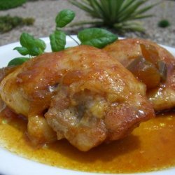 Chicken Thighs in a Mango Curry Marinade recipe
