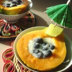 Papaya Yogurt Boats recipe