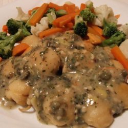 Scallops With Lemon and Capers recipe