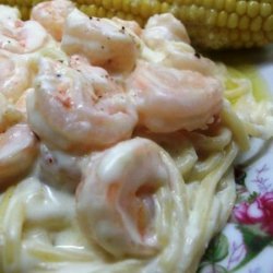 Mmmm Easy Shrimp in Alfredo Sauce recipe