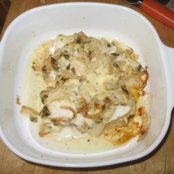 Halibut Smothered in Vidalia Onions recipe